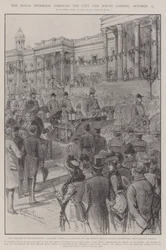 The Royal Progress through the City og South London, 25. oktober